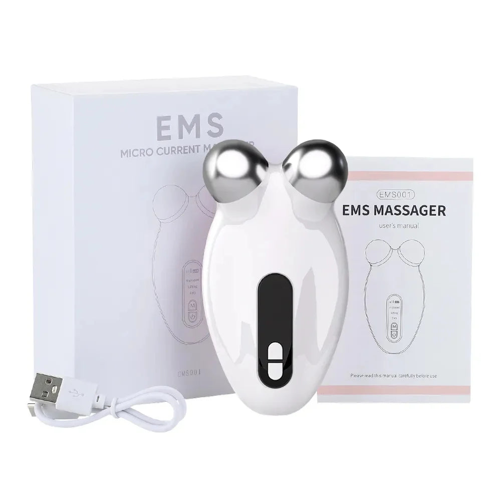 Face Lifting Massager Ems Microcurrent Massager Facial Wrinkle