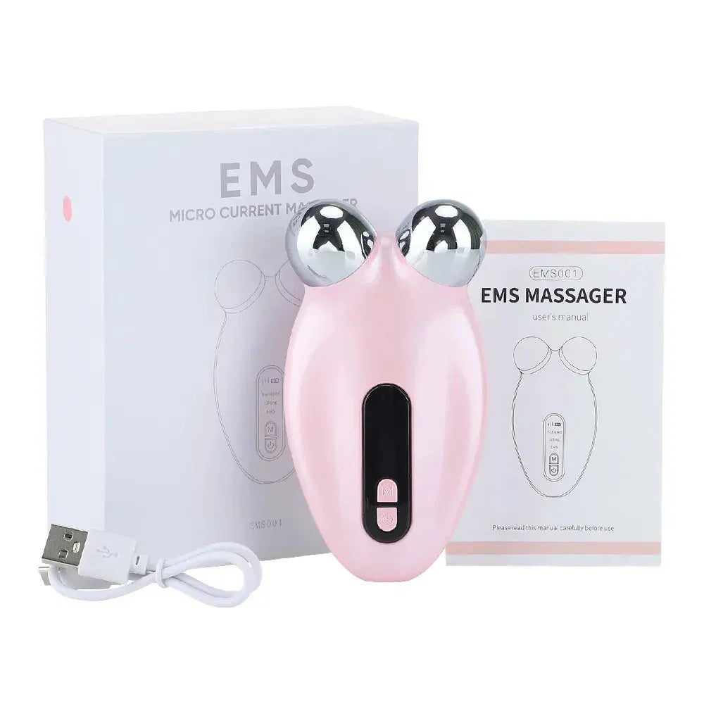 Face Lifting Massager Ems Microcurrent Massager Facial Wrinkle