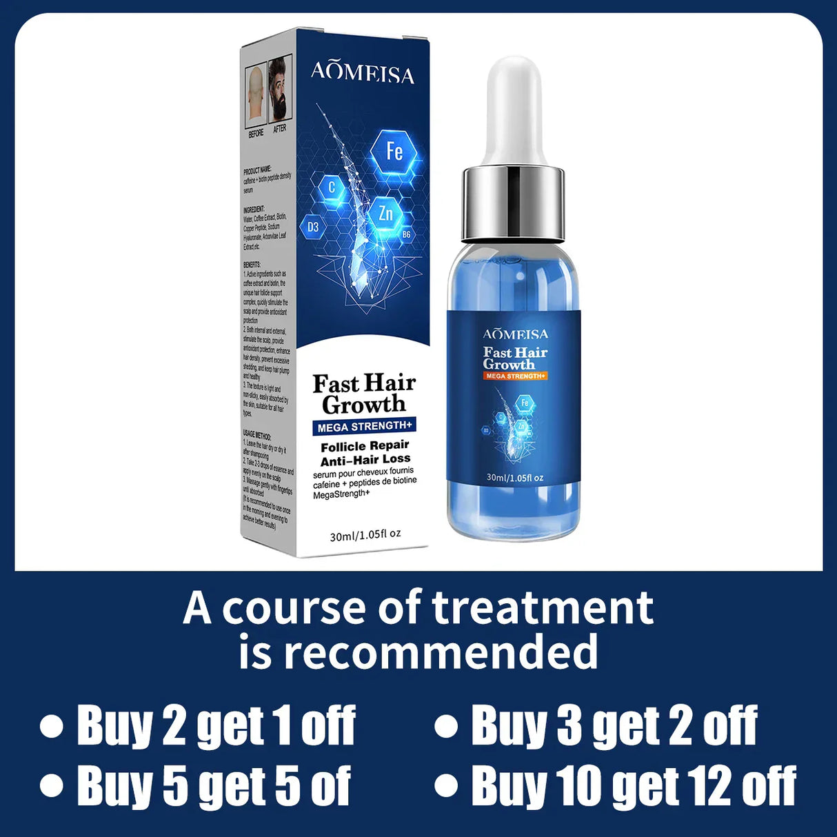 Fast Hair Growth Essence Oil Products Effective Baldness