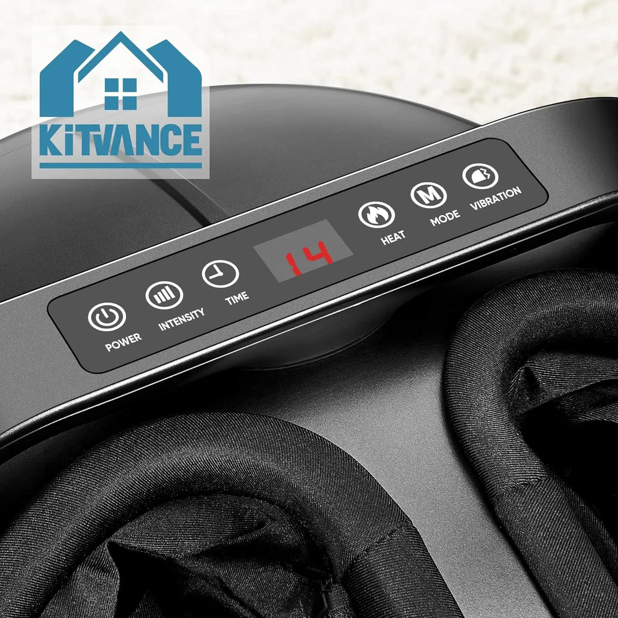 Foot Massager Heating Therapy Hot Compression Shiatsu Knead