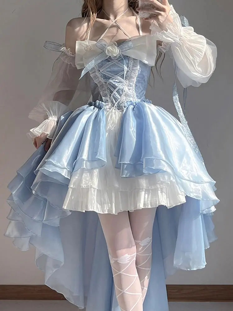 French Romantic Style Lolita Op Elegant Girl Cosplay