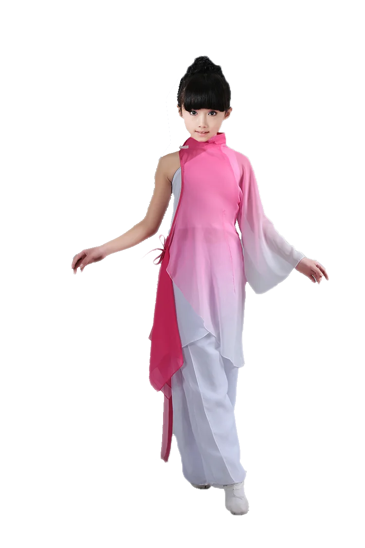 Girls Yangko Dance New Children' Clothing Costume Stage