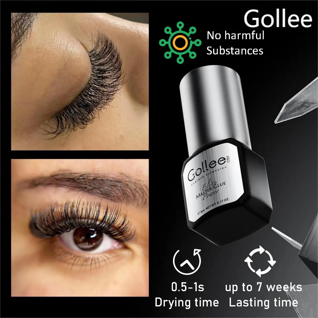 Gollee Fast Drying Glue For Eyelash Extension