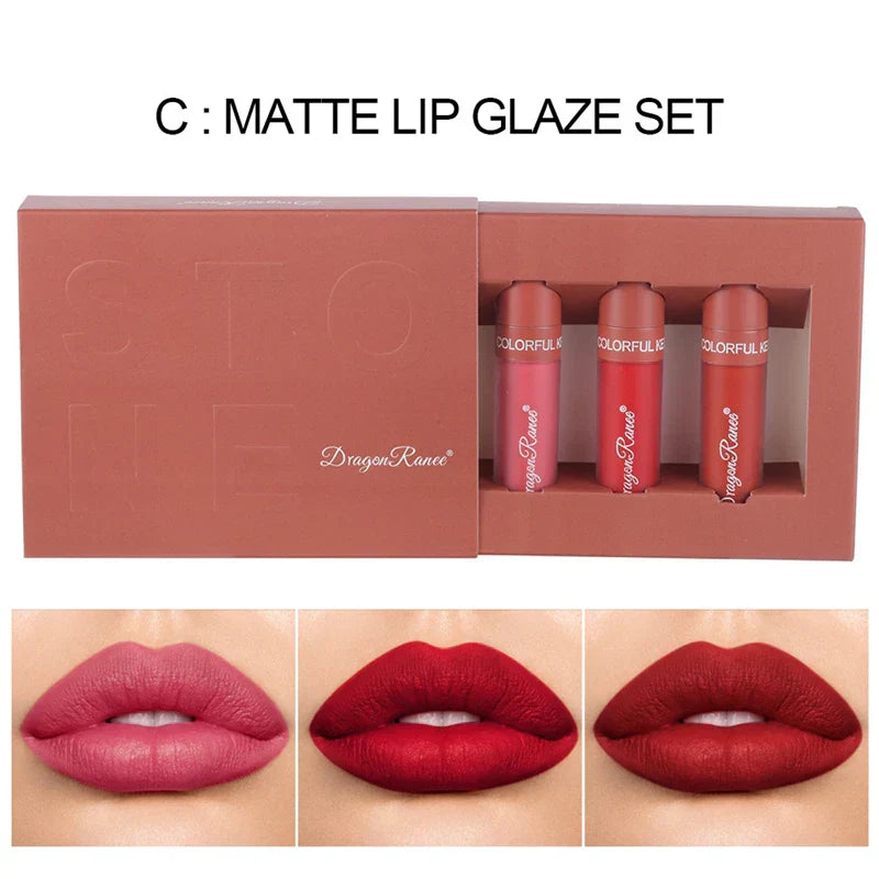 Women Matte Velvet Moisturizer Makeup Lipgloss Cosmetic