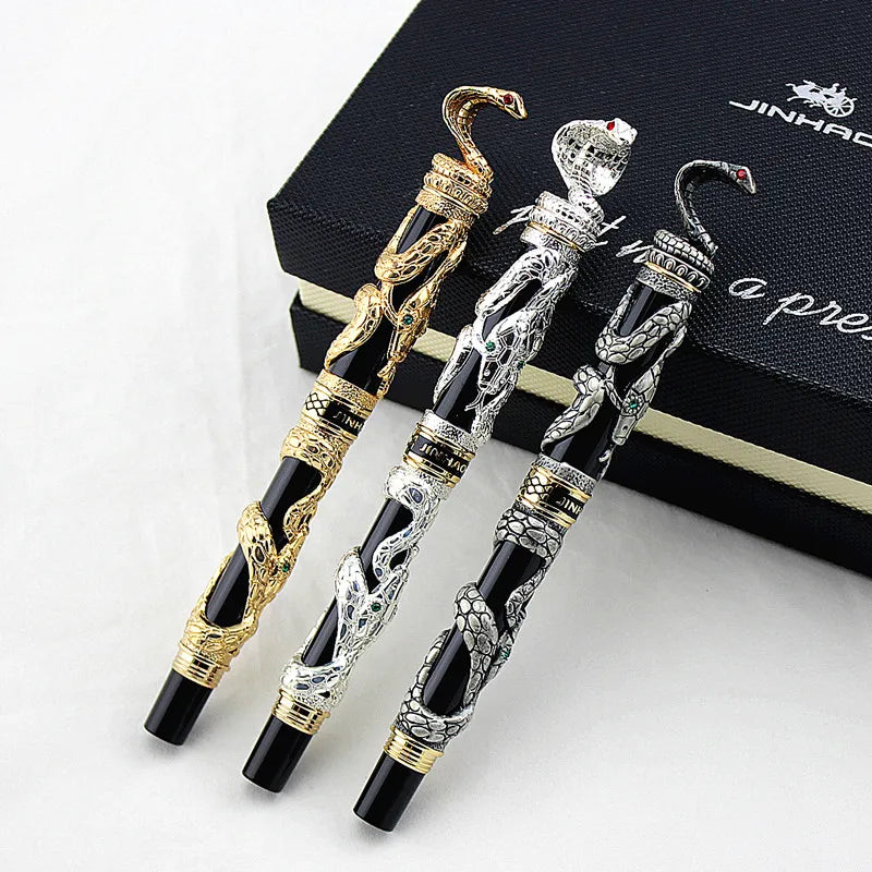 High Quality Jinhao Metal Snake Pen Luxury Calligraphy