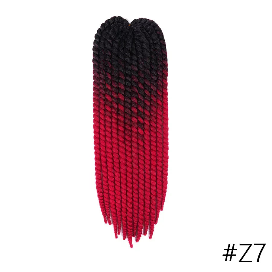 Yunrong Senegalese Twist Hair Jumbo Crochet Braids G