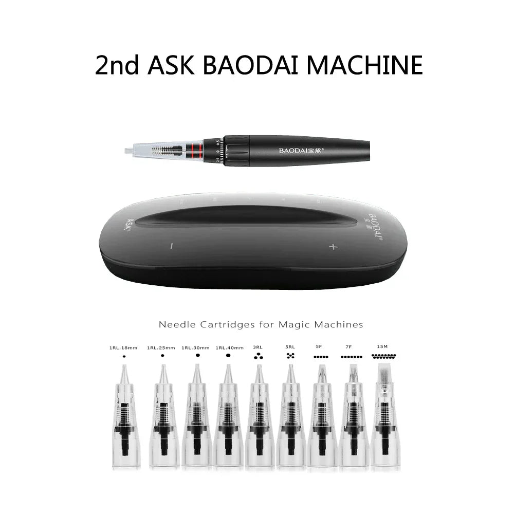 Authentic Ask Baodai Machine Tattoo Kit Permanent