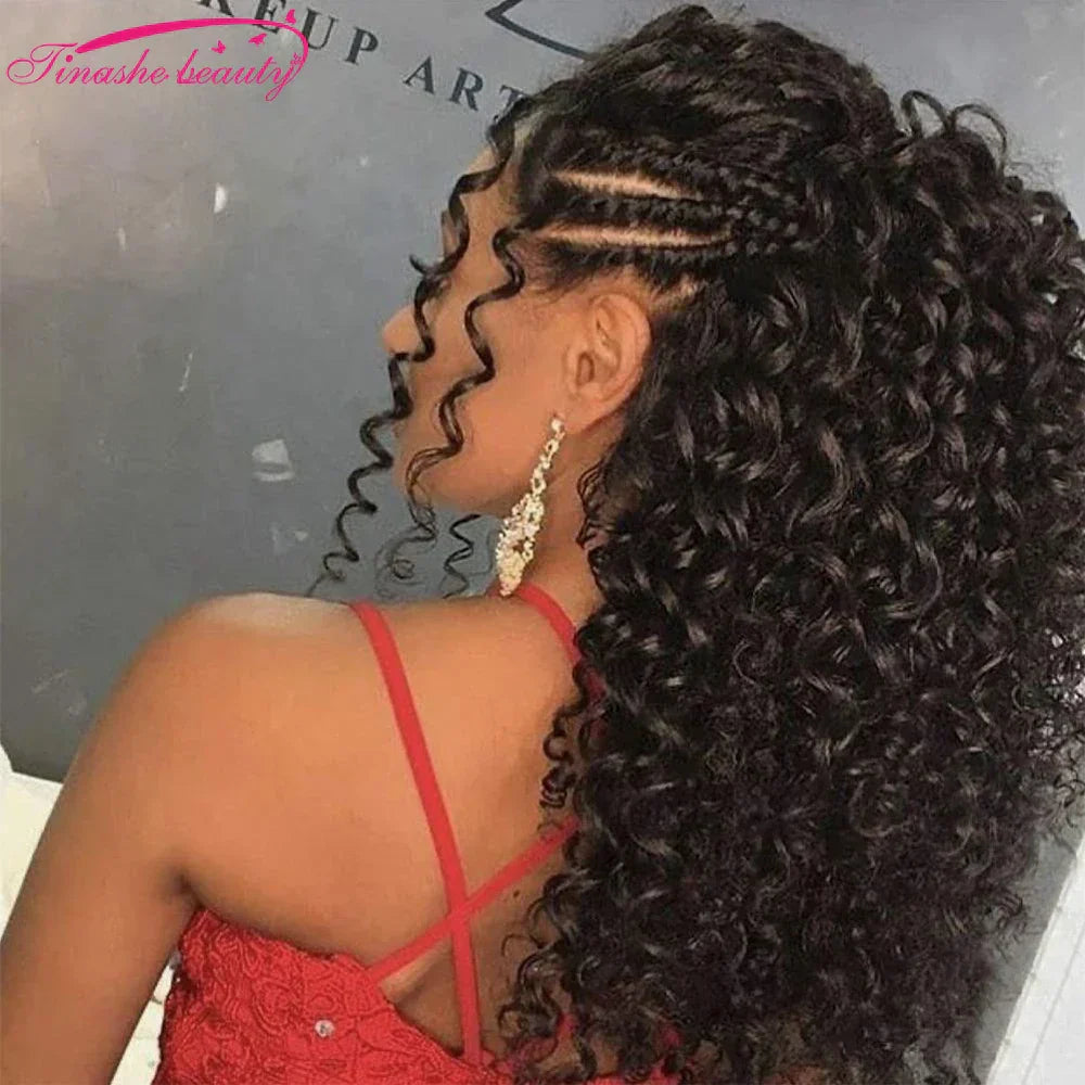 Tinashe Beauty Drawstring Kinky Curly Ponytail With Clips