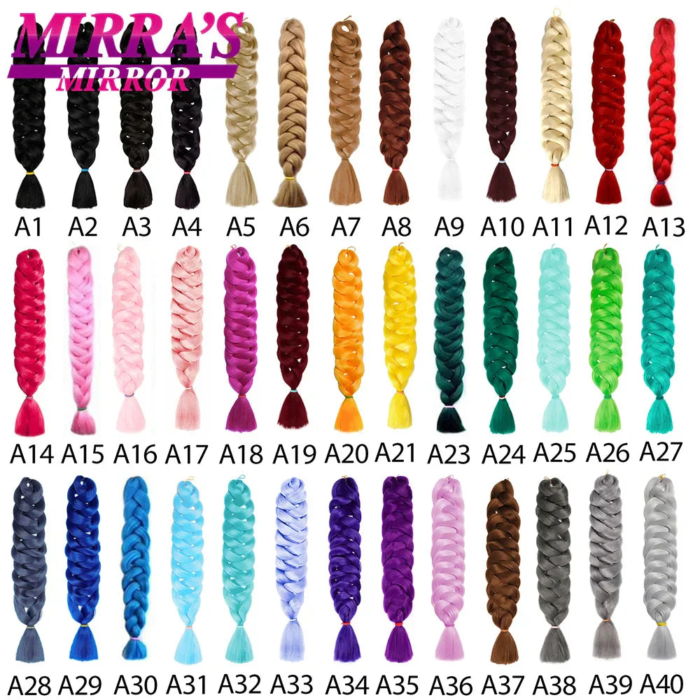 Mirra'S Mirror Packs Long Braiding Hair Jumbo Braid