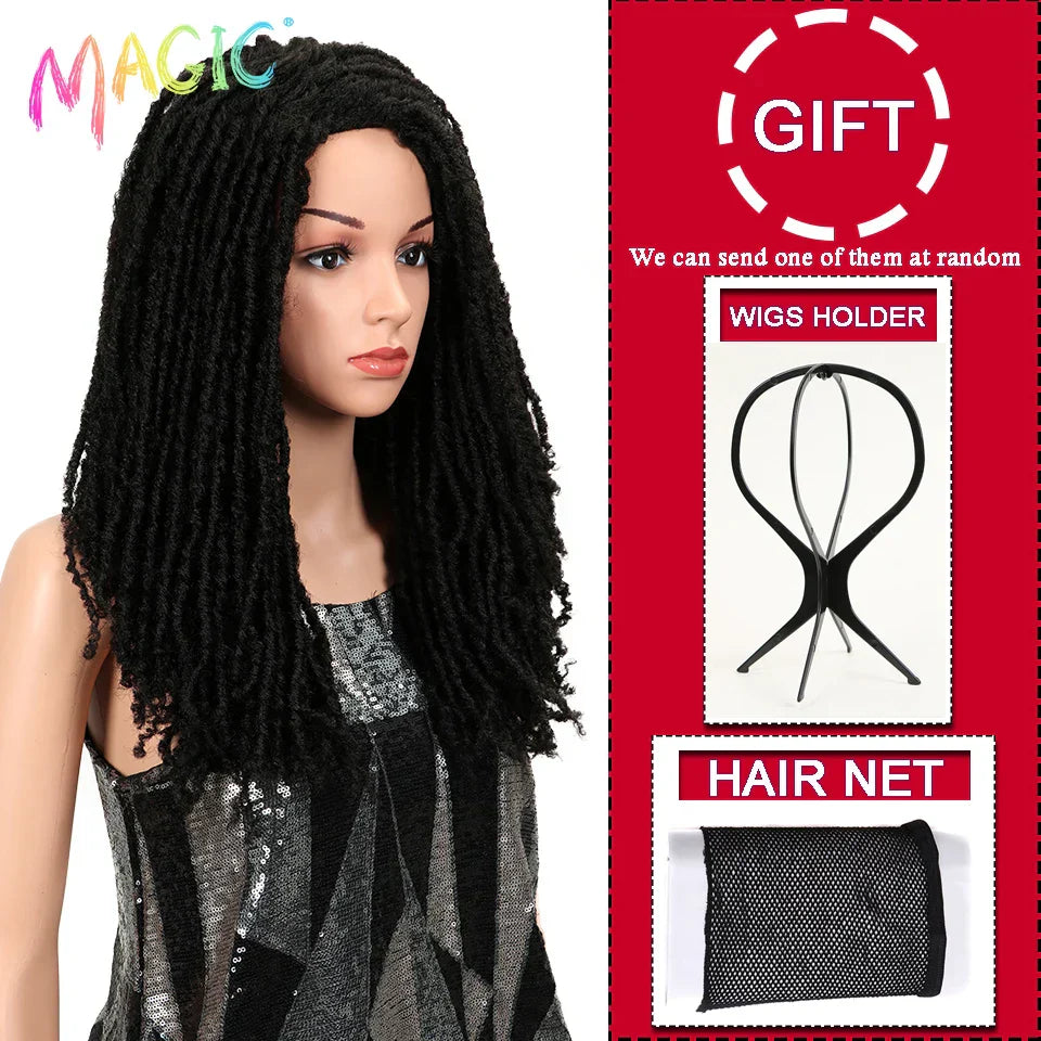 Magic Synthetic Hair Wigs For Black Women Crochet