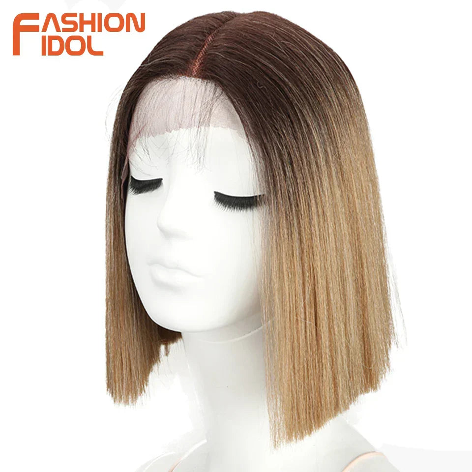 Fashion Idol Bob Wigs Straight Hair Lace Wigs