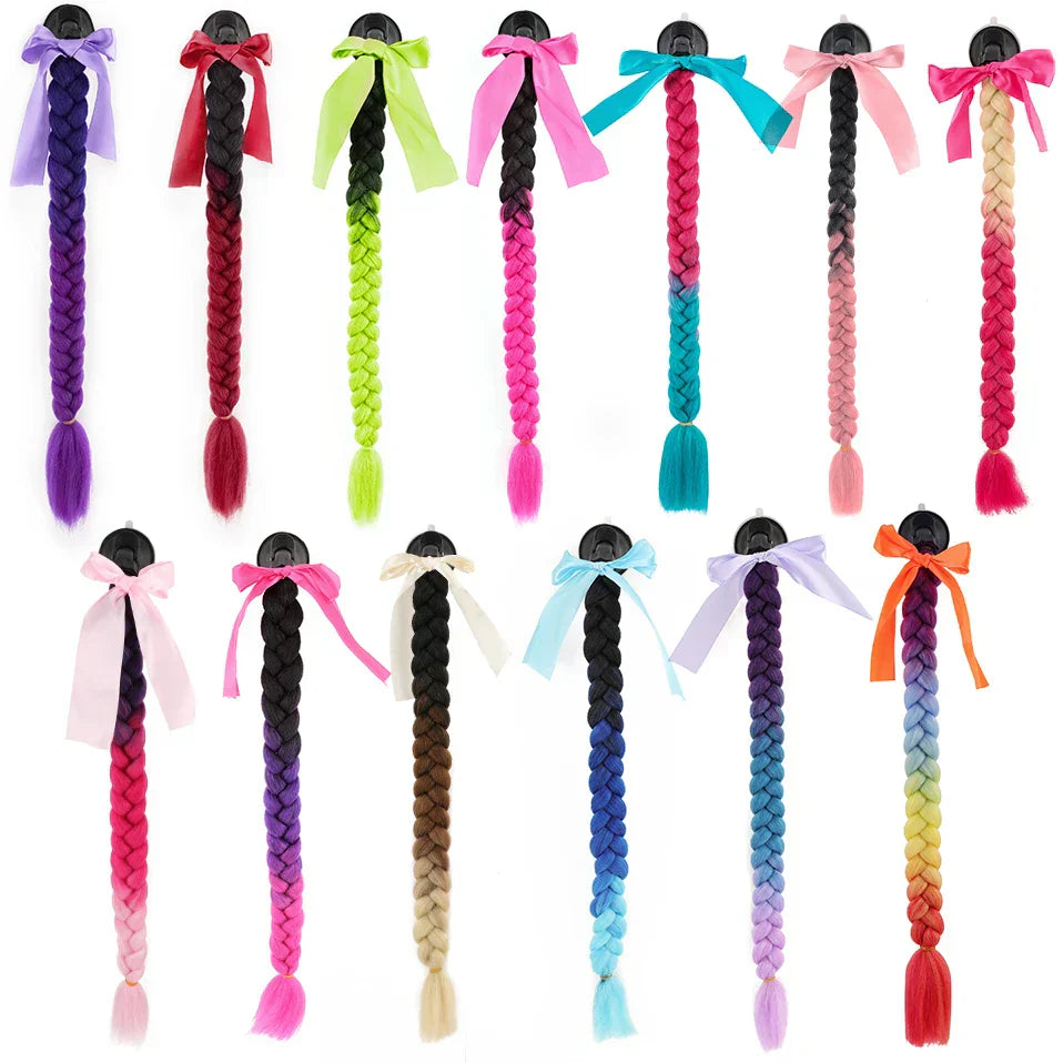 S-Noilite Synthetic New Arrival Helmet Hair Ponytail Braid