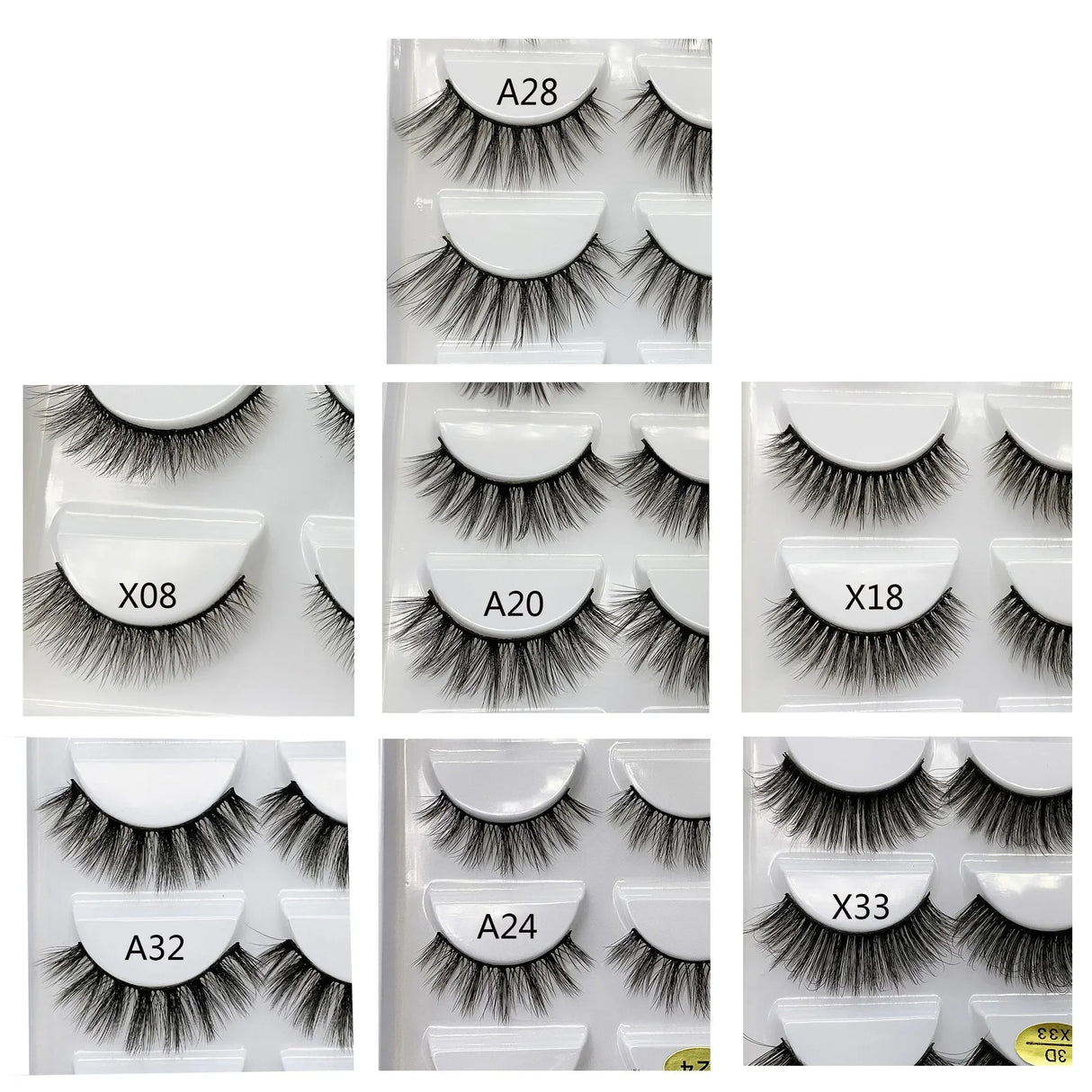 Pairs False Eyelashes Wholesale Fluffy Long Lashes