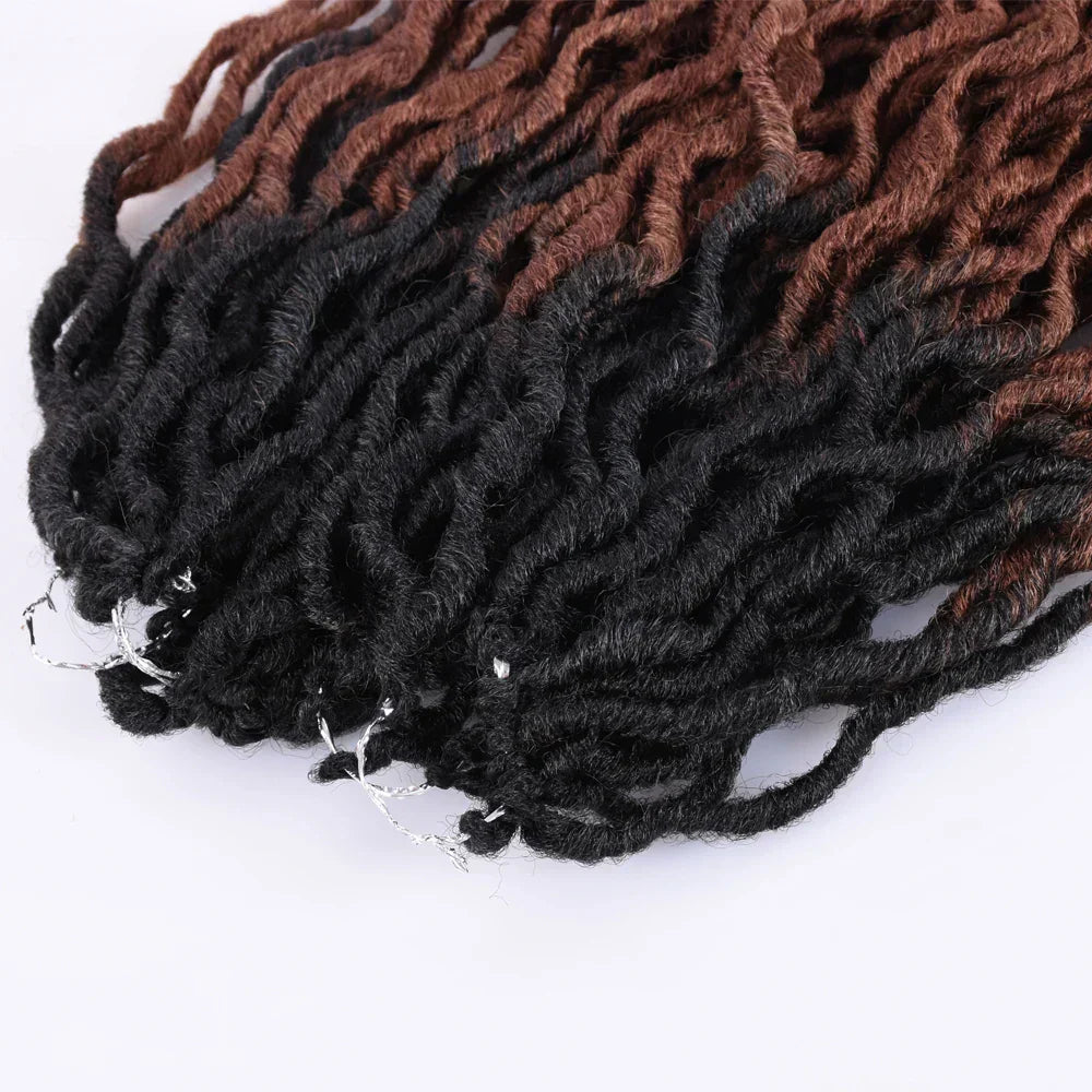 Goddess Nu Locs Soft Curly Faux Locs Crochet