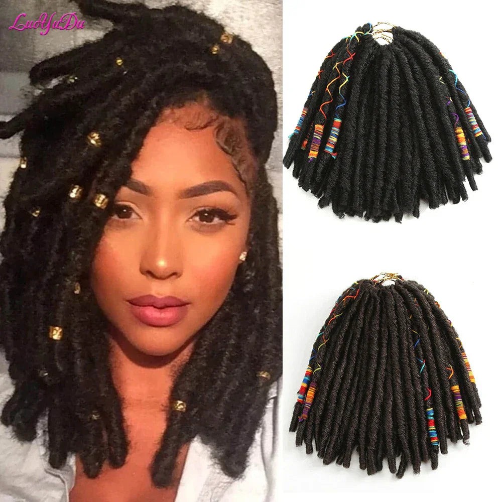 Luoyudu Crochet Hair Dreadlocks Faux Locs Braiding Hair