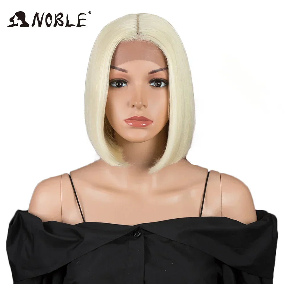 Noble Cosplay Synthetic Lace Wig Cosplay Wig Short