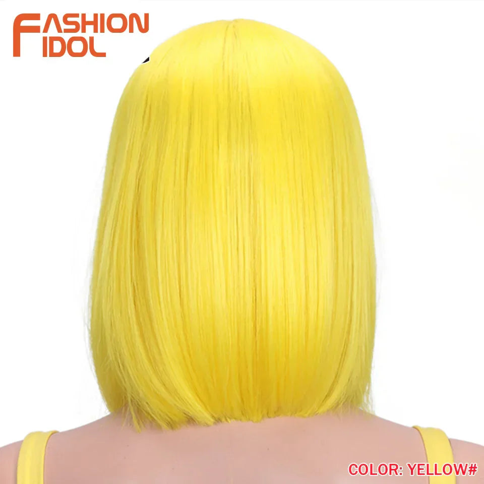 Fashion Idol Bob Wigs Straight Hair Lace Wigs