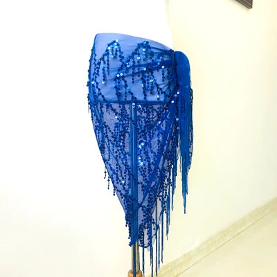 New Style Belly Dance Costumes Sequins Tassel Belly