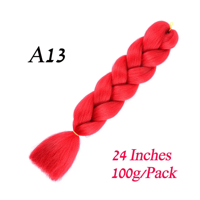 Synthetic Jumbo Braiding Hair Extension " Heat Resistant