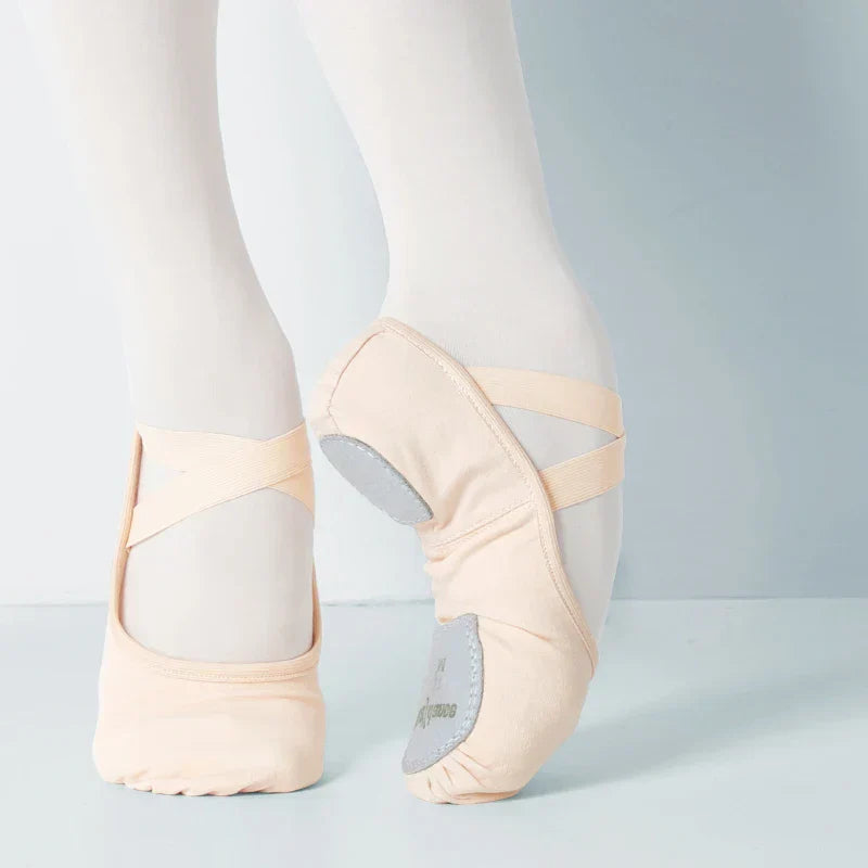 Professional Stretch Ballet Dance Shoes For Women Girls