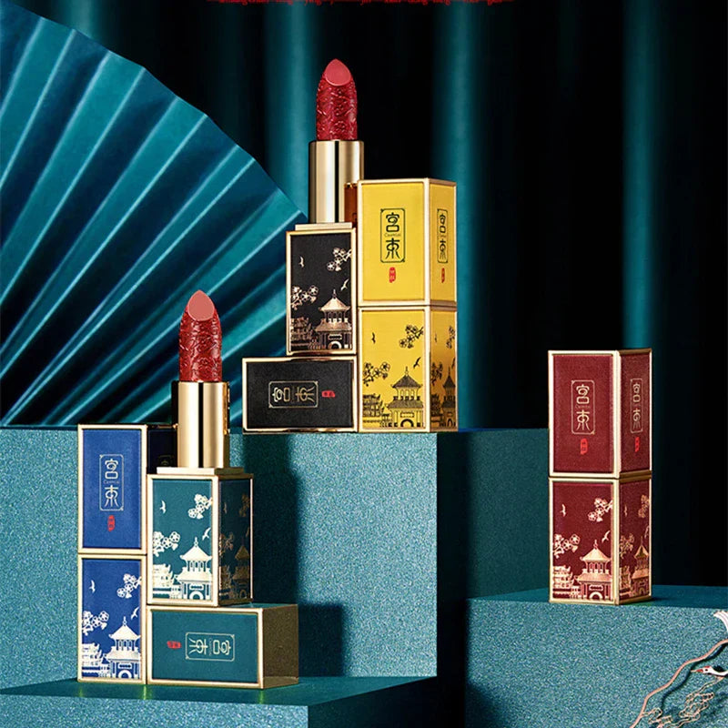 New China Style Silky Matte Lipstick Makeup