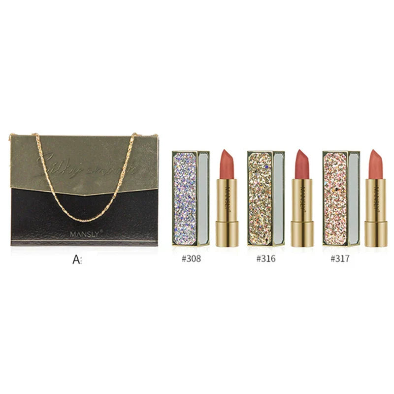 New Velvet Mist Style Star Matte Lipstick Makeup