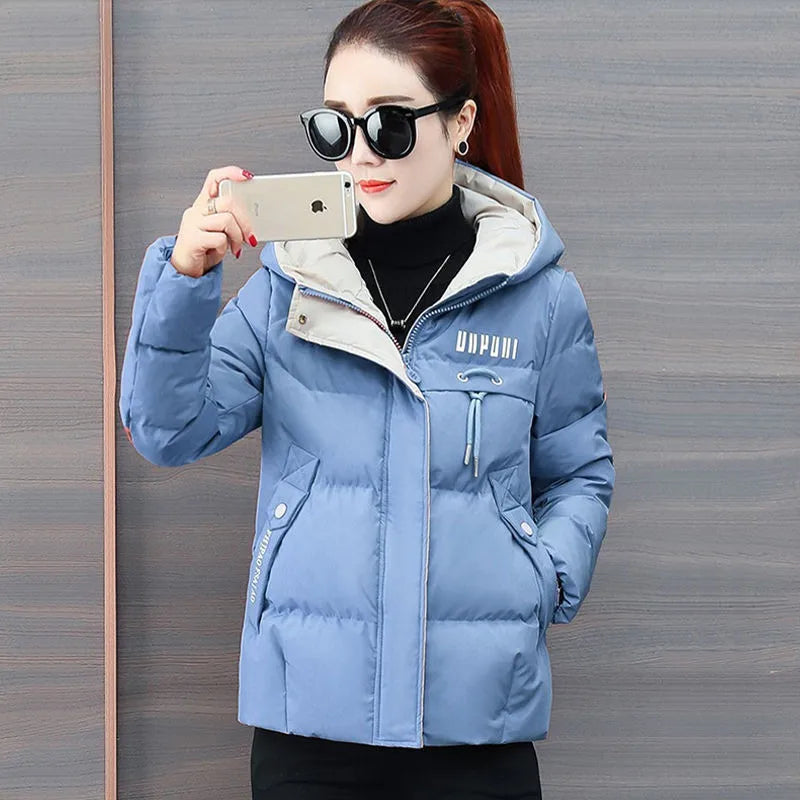 New Winter Jacket Women Parkas Hooded Thick Down