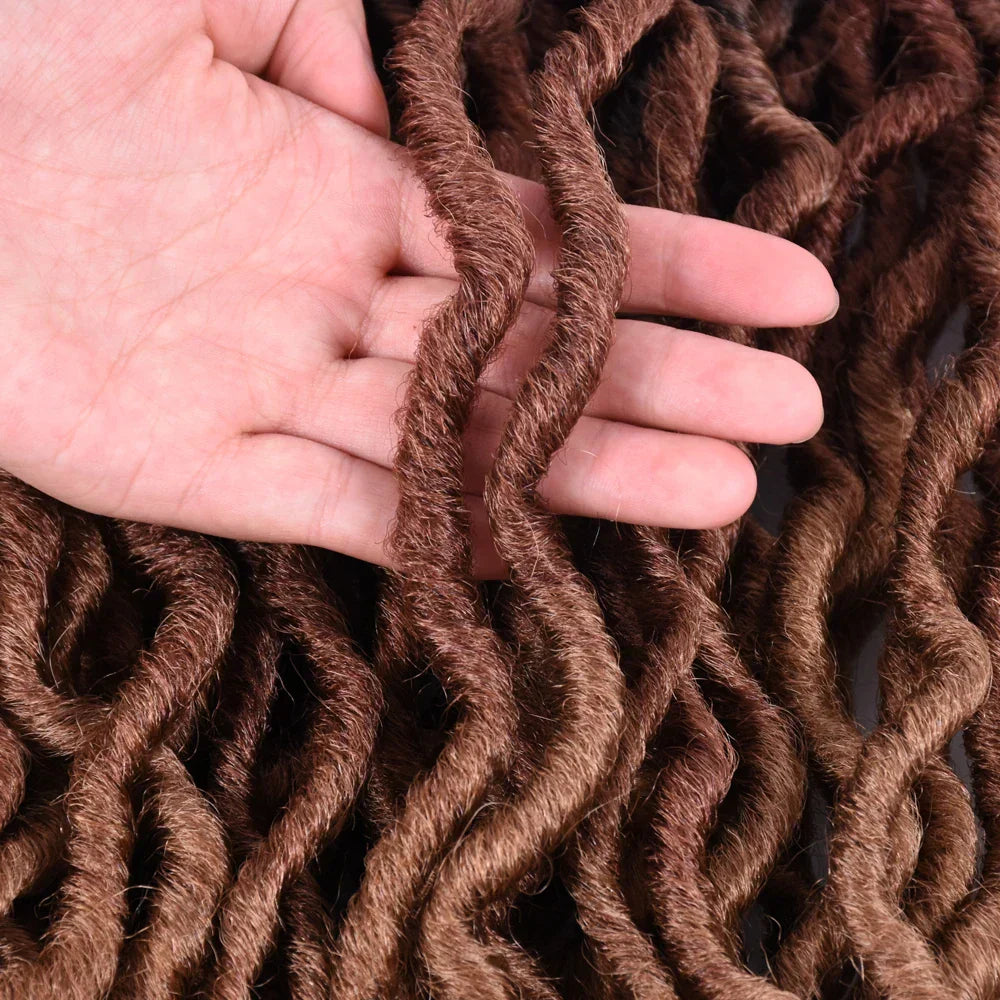 Goddess Nu Locs Soft Curly Faux Locs Crochet