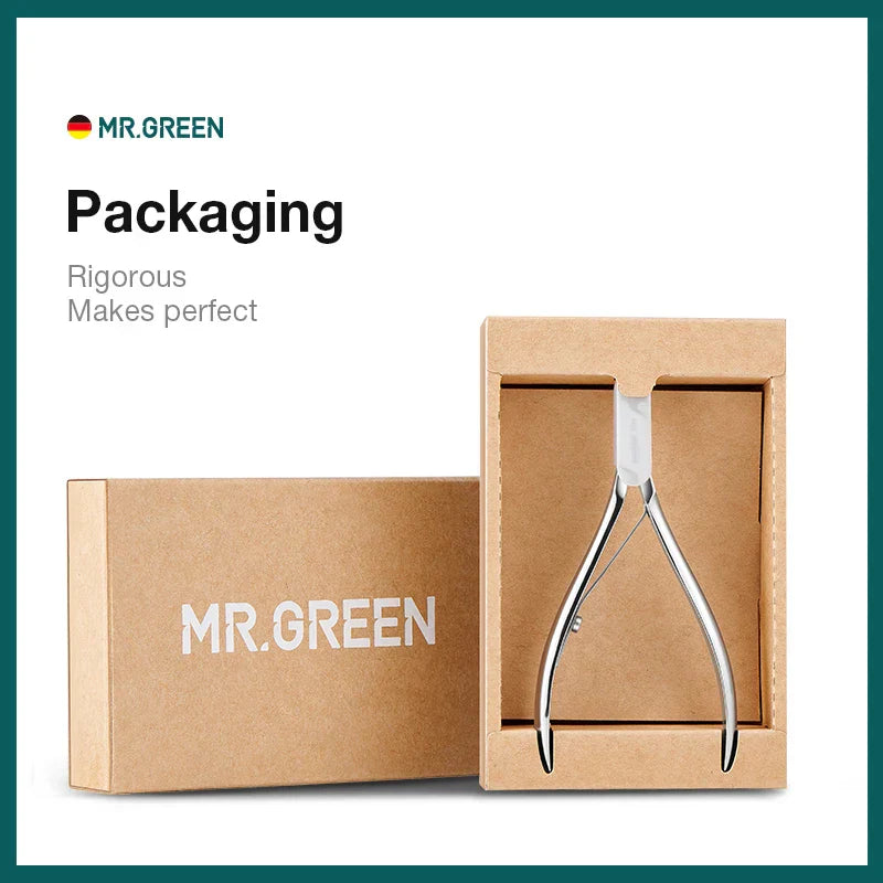 Mr.Green Nail Cuticle Nipper Manicure Scissors Stainless Steel