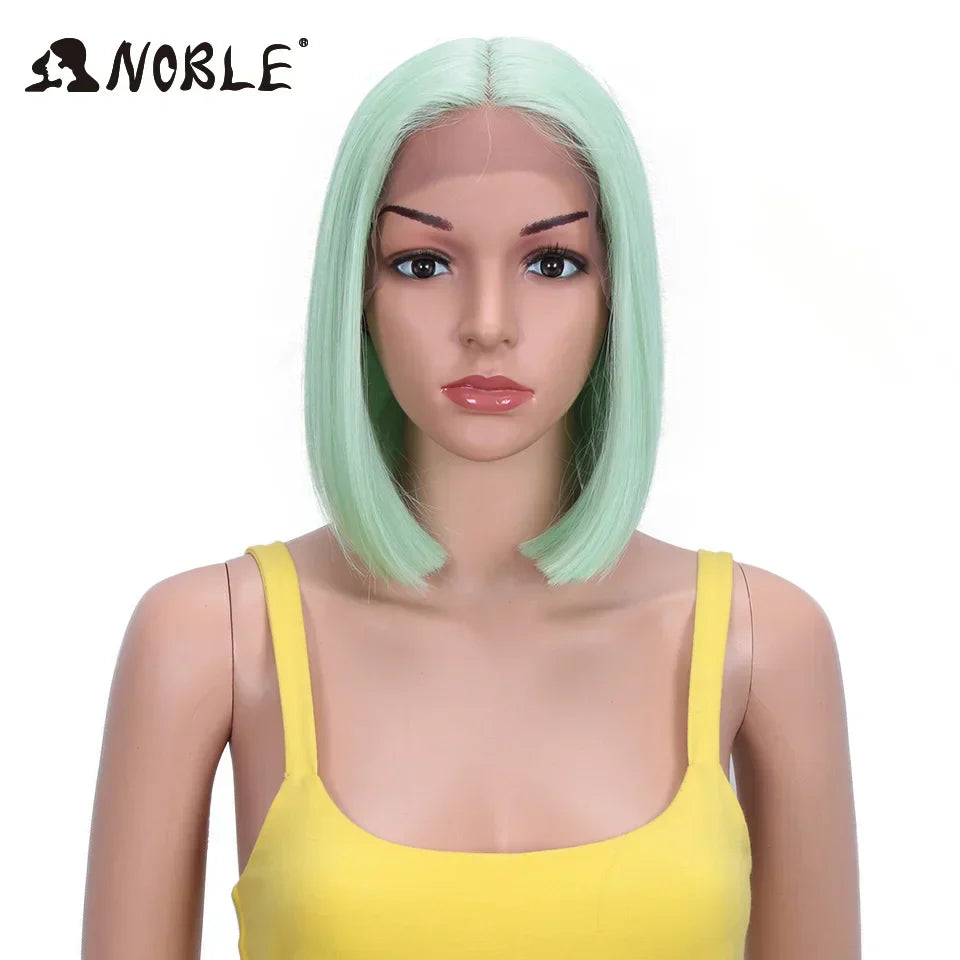 Noble Cosplay Synthetic Lace Wig Cosplay Wig Short