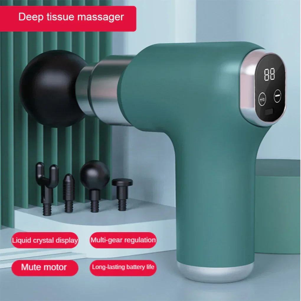 New Massage Gun Deep Tissue Percussion Muscle Massager