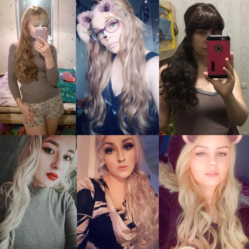 Noilite Synthetic G Pcs/Set Clip In On Hair