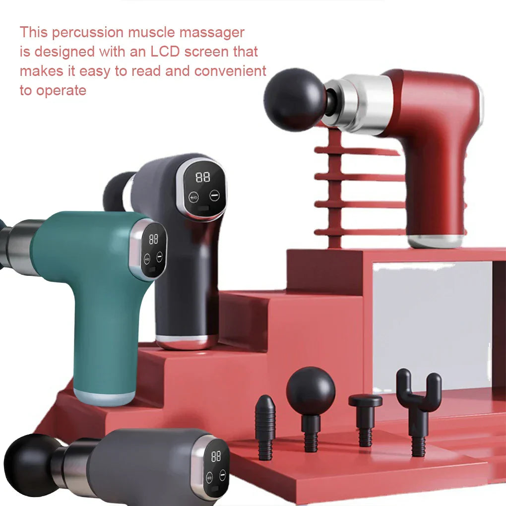 New Massage Gun Deep Tissue Percussion Muscle Massager