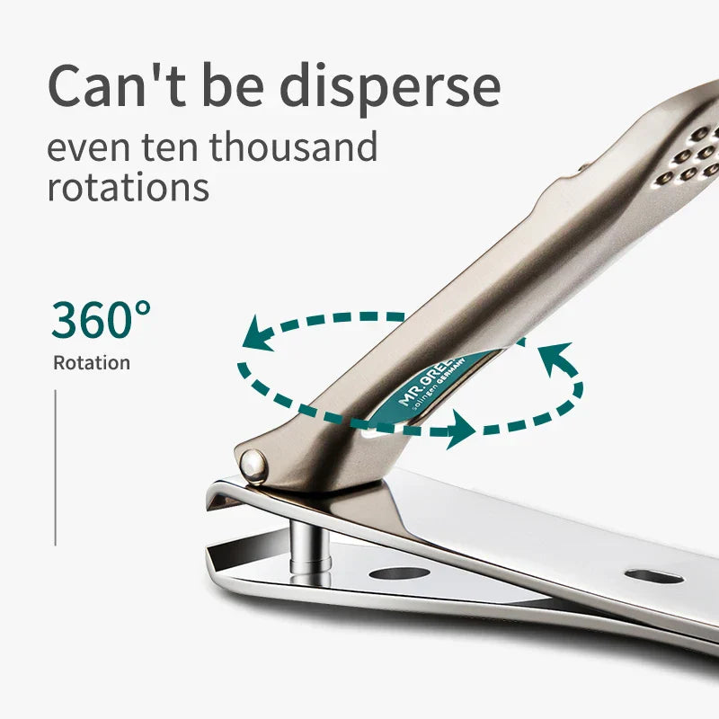Mr.Green Nail Clippers Stainless Steel Curved Blade Clipper