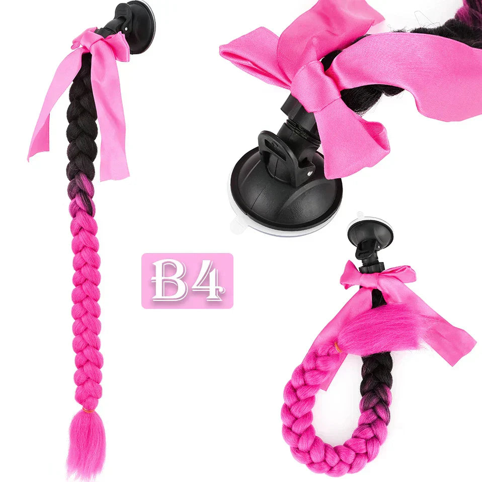 S-Noilite Synthetic New Arrival Helmet Hair Ponytail Braid