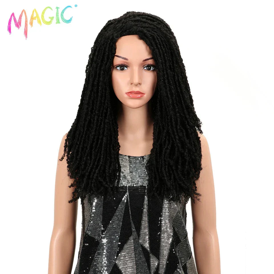 Magic Synthetic Hair Wigs For Black Women Crochet