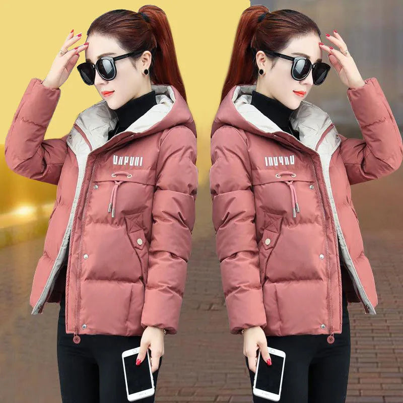 New Winter Jacket Women Parkas Hooded Thick Down