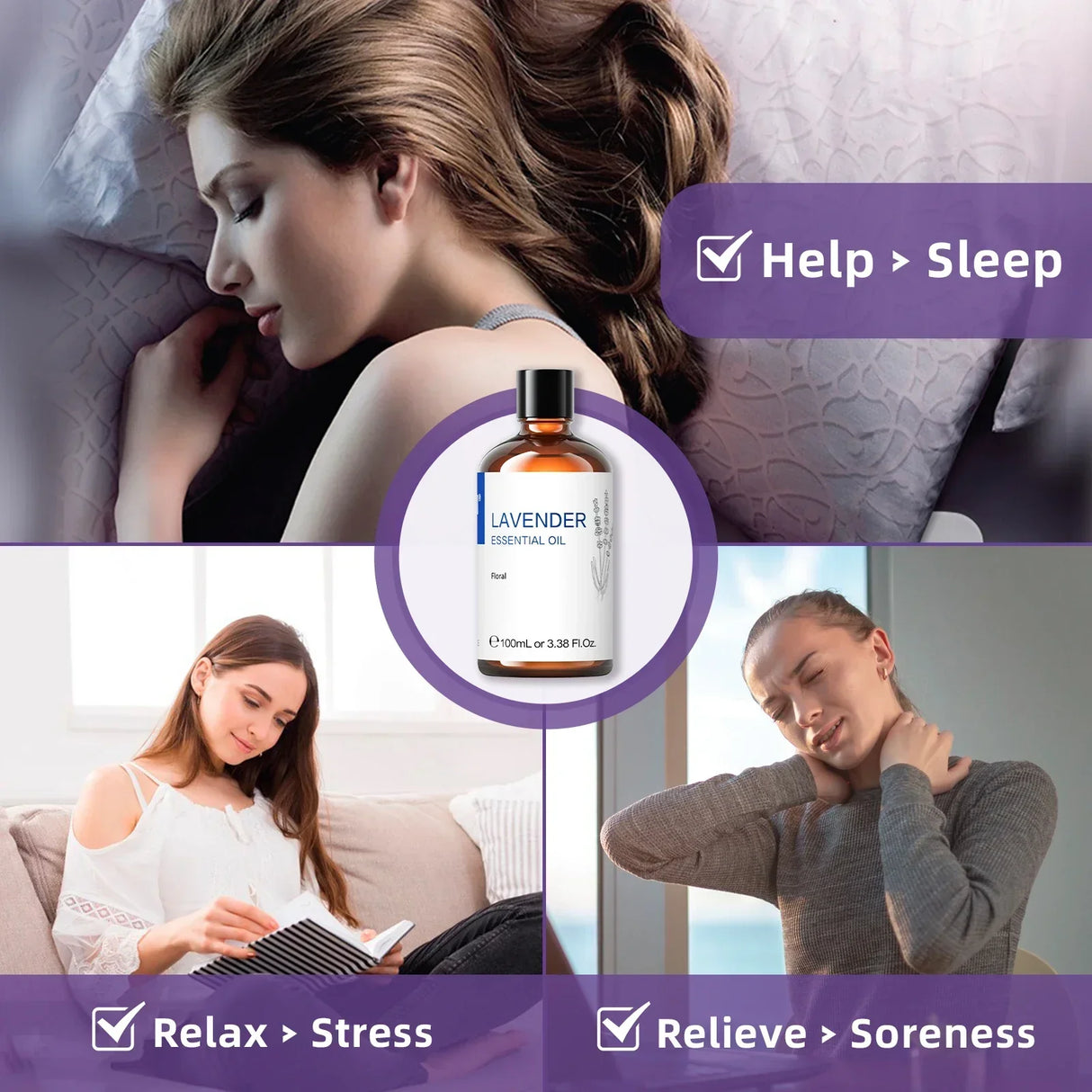 Hiqili Lavender Essential Oils For Diffuser Humidifier