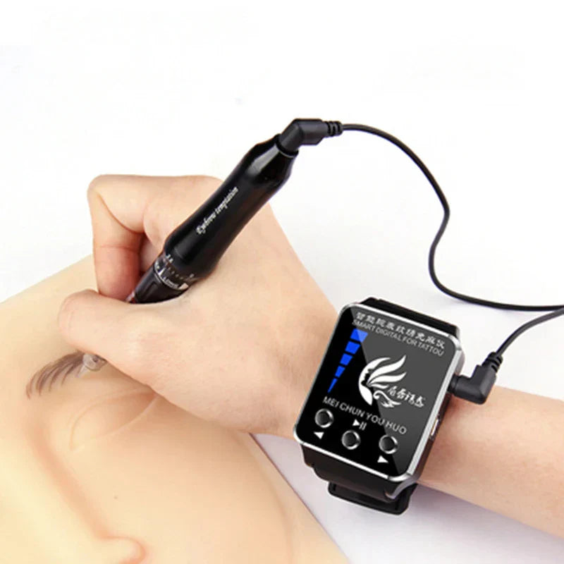 Smart Digital Wireless Permanent Makeup Watch Tattoo Machine
