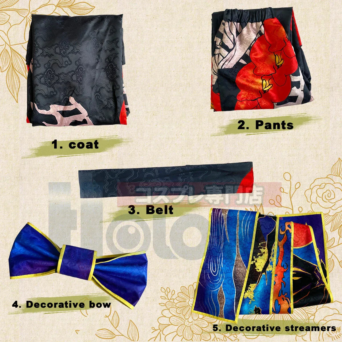 Holoun Tokyo Revengers Anime Ran Haitani Cosplay Costume