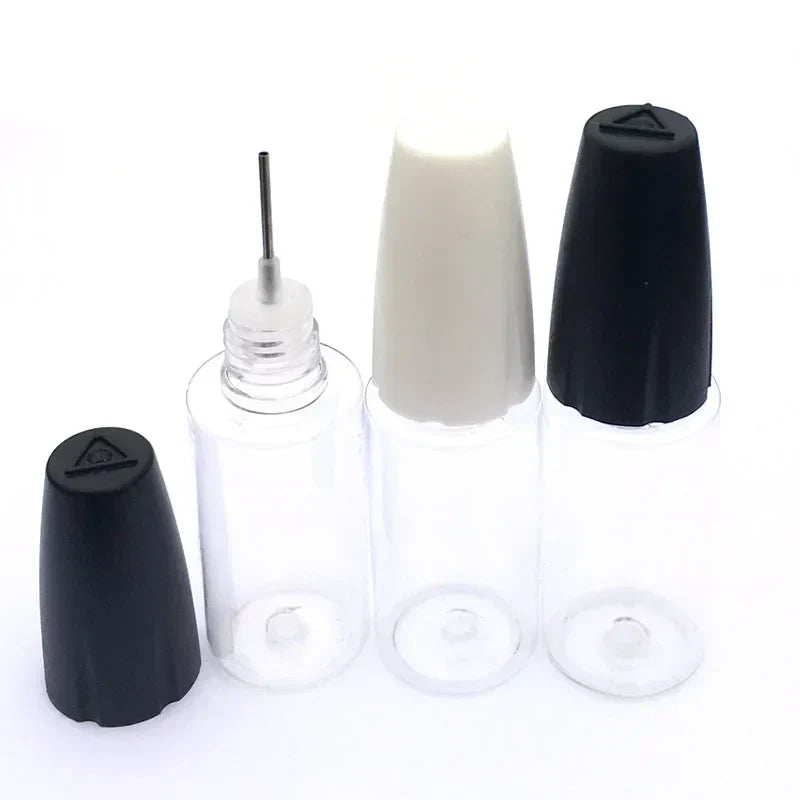 Pet Clear Vial With Long Thin Tip Dropper