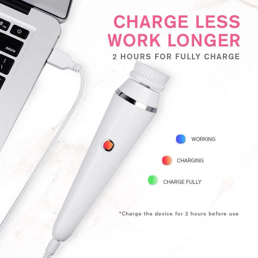 Facial Cleansing Brush Set