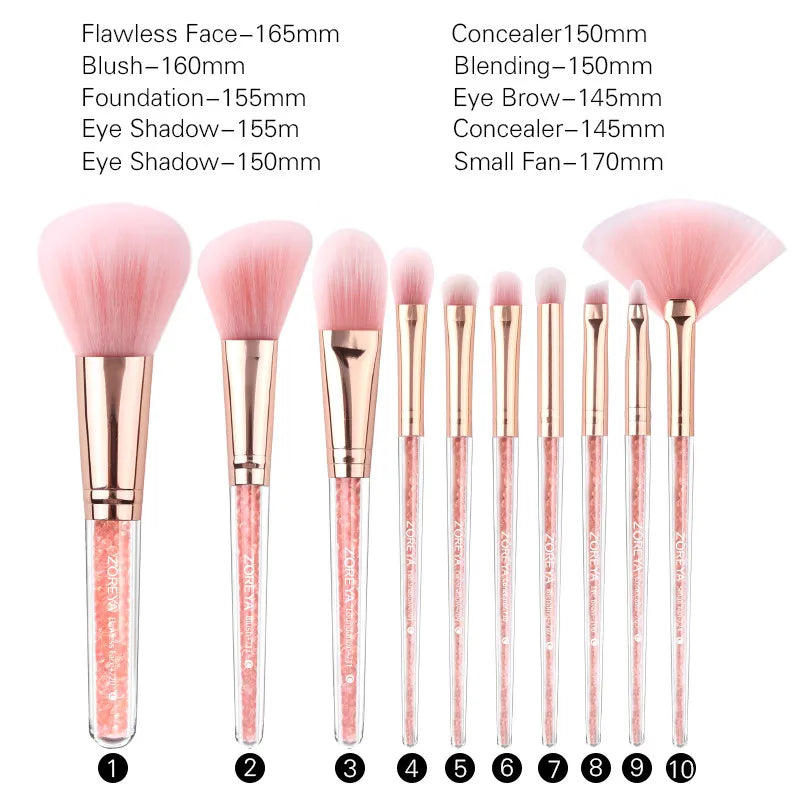 Zoreya Brand Concealer Blending Professional Makeup Brushes