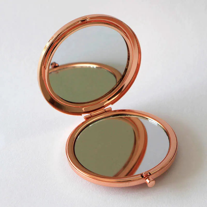 High Quality Plain Rose Gold Double Sided Travel