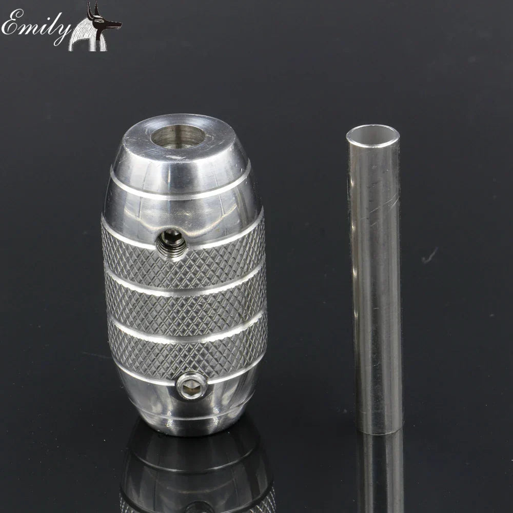 Stainless Steel Tattoo Grip With Back Stem