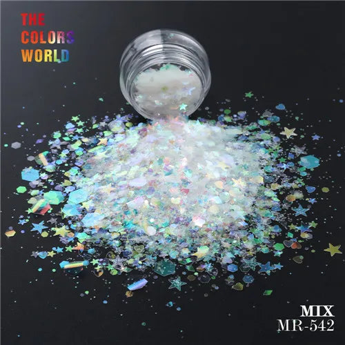 Mix Shape Mix Nail Glitter For Nail