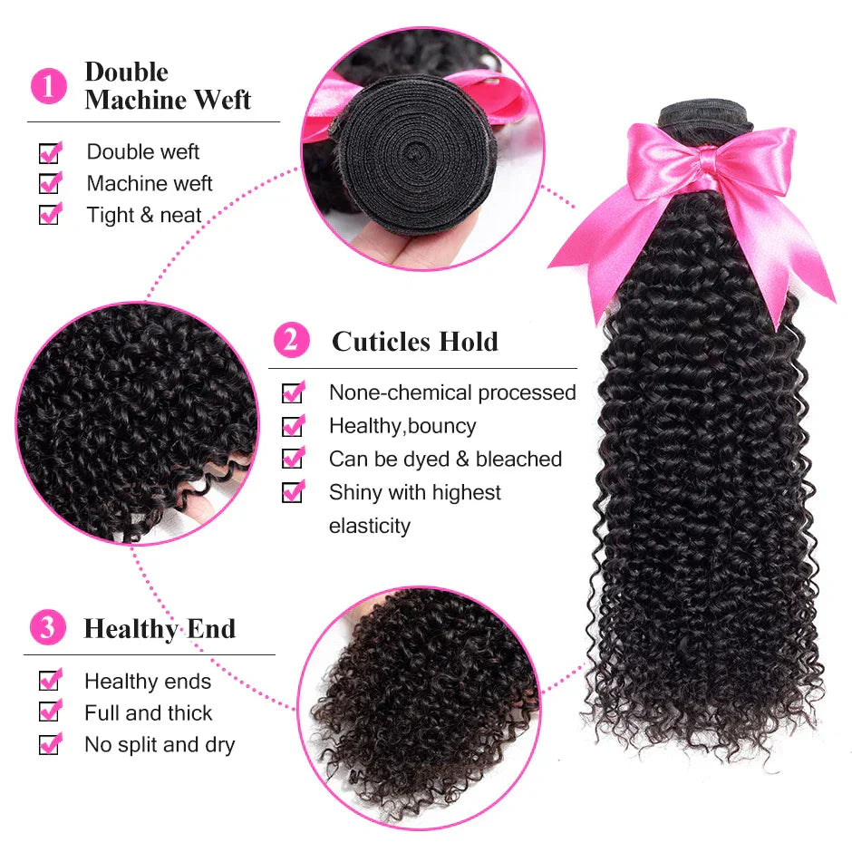Isee Hair Mongolian Kinky Curly Hair Bundles