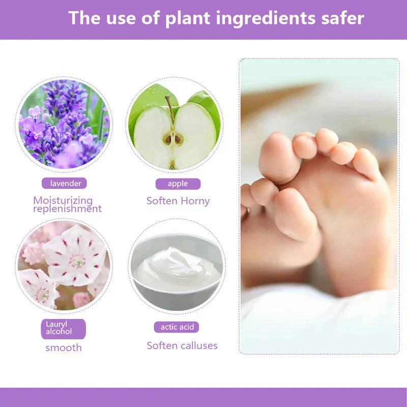 Pair Baby Exfoliating Foot Mask Skin Peeling Dead