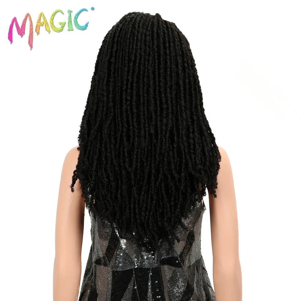 Magic Synthetic Hair Wigs For Black Women Crochet
