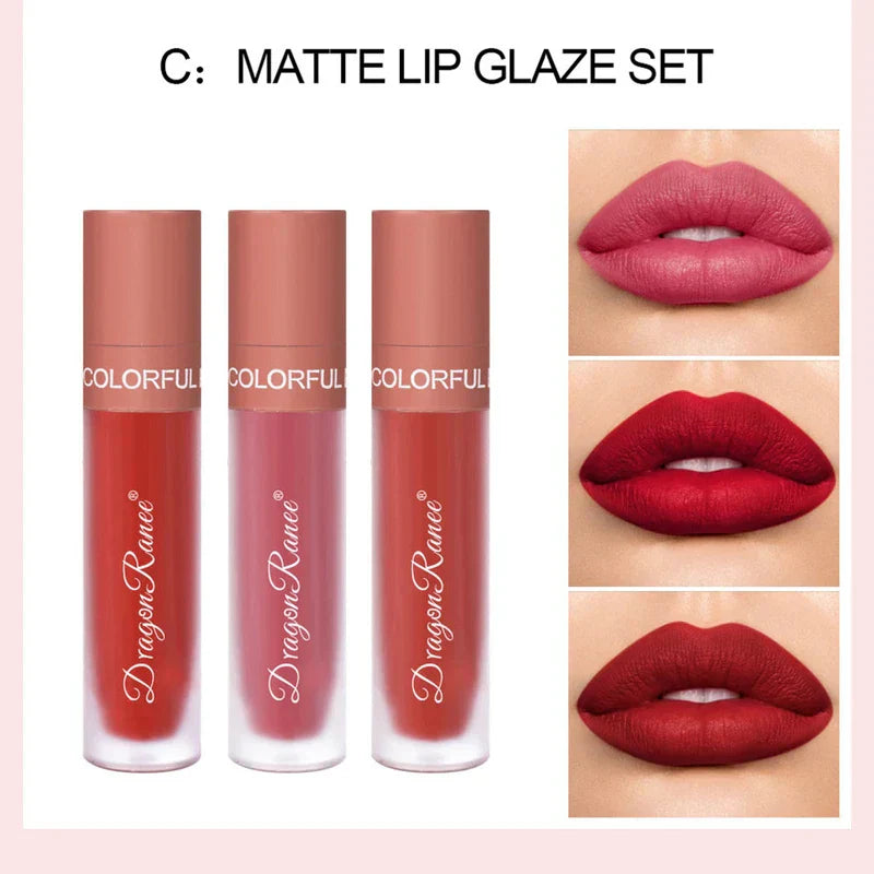 Women Matte Velvet Moisturizer Makeup Lipgloss Cosmetic